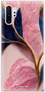 iSaprio Pink Blue Leaves pro Samsung Galaxy Note 10+ - Phone Cover
