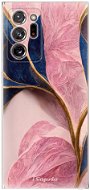 iSaprio Pink Blue Leaves pro Samsung Galaxy Note 20 Ultra - Phone Cover