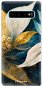 iSaprio Gold Petals pro Samsung Galaxy S10 - Phone Cover