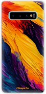 iSaprio Orange Paint pro Samsung Galaxy S10 - Phone Cover