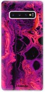 iSaprio Abstract Dark 01 pro Samsung Galaxy S10+ - Phone Cover