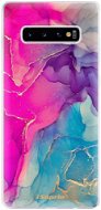 iSaprio Purple Ink pro Samsung Galaxy S10+ - Phone Cover