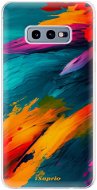 iSaprio Blue Paint pro Samsung Galaxy S10e - Phone Cover