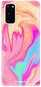 iSaprio Orange Liquid pro Samsung Galaxy S20 - Phone Cover