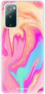 iSaprio Orange Liquid pro Samsung Galaxy S20 FE - Phone Cover