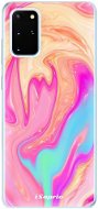 iSaprio Orange Liquid pro Samsung Galaxy S20+ - Phone Cover