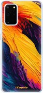 iSaprio Orange Paint pro Samsung Galaxy S20+ - Phone Cover