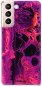 Phone Cover iSaprio Abstract Dark 01 pro Samsung Galaxy S21 - Kryt na mobil