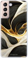 iSaprio Black and Gold pro Samsung Galaxy S21 - Phone Cover