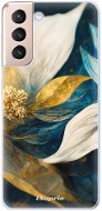 iSaprio Gold Petals pro Samsung Galaxy S21 - Phone Cover