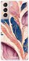 iSaprio Purple Leaves pro Samsung Galaxy S21 - Phone Cover