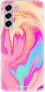 iSaprio Orange Liquid pro Samsung Galaxy S21 FE 5G - Phone Cover