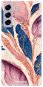 Kryt na mobil iSaprio Purple Leaves na Samsung Galaxy S21 FE 5G - Kryt na mobil