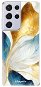 Phone Cover iSaprio Blue Leaves pro Samsung Galaxy S21 Ultra - Kryt na mobil