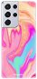 iSaprio Orange Liquid pro Samsung Galaxy S21 Ultra - Phone Cover