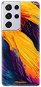 iSaprio Orange Paint pro Samsung Galaxy S21 Ultra - Phone Cover