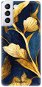 Kryt na mobil iSaprio Gold Leaves pre Samsung Galaxy S21+ - Kryt na mobil