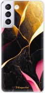 iSaprio Gold Pink Marble pro Samsung Galaxy S21+ - Phone Cover