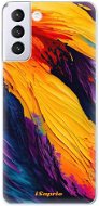 iSaprio Orange Paint pro Samsung Galaxy S21+ - Phone Cover