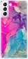 Kryt na mobil iSaprio Purple Ink na Samsung Galaxy S21+ - Kryt na mobil