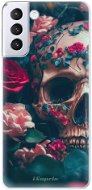 iSaprio Skull in Roses pro Samsung Galaxy S21+ - Phone Cover
