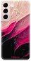 iSaprio Black and Pink pro Samsung Galaxy S22 5G - Phone Cover