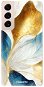 iSaprio Blue Leaves pro Samsung Galaxy S22 5G - Phone Cover