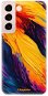 Phone Cover iSaprio Orange Paint pro Samsung Galaxy S22 5G - Kryt na mobil