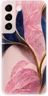 iSaprio Pink Blue Leaves na Samsung Galaxy S22 5G - Kryt na mobil
