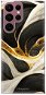 Phone Cover iSaprio Black and Gold pro Samsung Galaxy S22 Ultra 5G - Kryt na mobil
