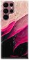 Phone Cover iSaprio Black and Pink pro Samsung Galaxy S22 Ultra 5G - Kryt na mobil