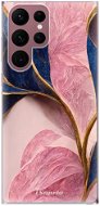 iSaprio Pink Blue Leaves pre Samsung Galaxy S22 Ultra 5G - Kryt na mobil