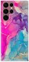 iSaprio Purple Ink pro Samsung Galaxy S22 Ultra 5G - Phone Cover