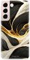 iSaprio Black and Gold pro Samsung Galaxy S22+ 5G - Phone Cover
