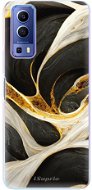Phone Cover iSaprio Black and Gold pro Vivo Y72 5G - Kryt na mobil
