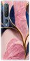 iSaprio Pink Blue Leaves pre Xiaomi Mi 10/Mi 10 Pro - Kryt na mobil