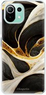 Phone Cover iSaprio Black and Gold pro Xiaomi Mi 11 Lite - Kryt na mobil