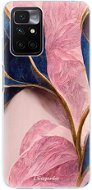 iSaprio Pink Blue Leaves pro Xiaomi Redmi 10 - Phone Cover