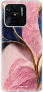 iSaprio Pink Blue Leaves pro Xiaomi Redmi 10C - Phone Cover