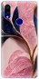 iSaprio Pink Blue Leaves pro Xiaomi Redmi 7 - Phone Cover