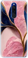 iSaprio Pink Blue Leaves pro Xiaomi Redmi 8 - Phone Cover