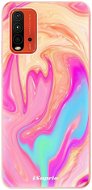 iSaprio Orange Liquid pro Xiaomi Redmi 9T - Phone Cover