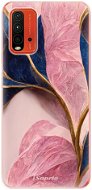 iSaprio Pink Blue Leaves pro Xiaomi Redmi 9T - Phone Cover