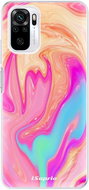 iSaprio Orange Liquid pro Xiaomi Redmi Note 10 / Note 10S - Phone Cover