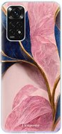 iSaprio Pink Blue Leaves pro Xiaomi Redmi Note 11 / Note 11S - Phone Cover