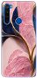 iSaprio Pink Blue Leaves pro Xiaomi Redmi Note 8T - Phone Cover