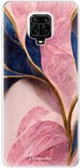 iSaprio Pink Blue Leaves pro Xiaomi Redmi Note 9 Pro - Phone Cover