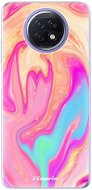 iSaprio Orange Liquid pro Xiaomi Redmi Note 9T - Phone Cover