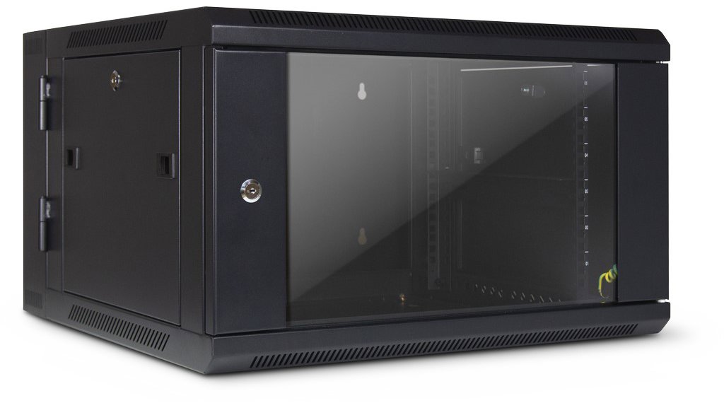 Inter-Tech IPC SMA-6606 19"-os fali rack szekrény, 6U