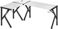 Huzaro Hero 6.3 white 154 × 117 × 74 cm - Gaming Desk